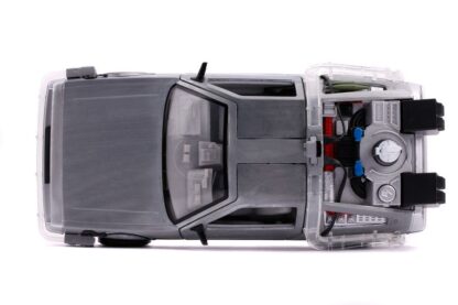 Zurück in die Zukunft II Hollywood Rides Diecast Modell 1/24 DeLorean Time Machine – Bild 4