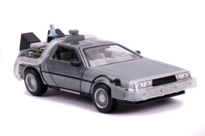 Zurück in die Zukunft II Hollywood Rides Diecast Modell 1/24 DeLorean Time Machine – Bild 6