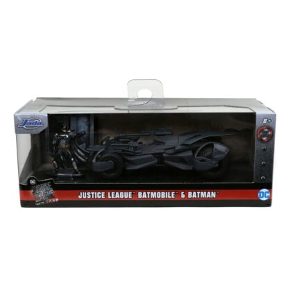 Justice League Hollywood Rides Diecast Modell 1/32 Batmobil mit Figur – Bild 13