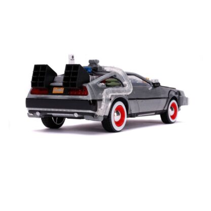 Zurück in die Zukunft III Hollywood Rides Diecast Modell 1/24 DeLorean Time Machine – Bild 5