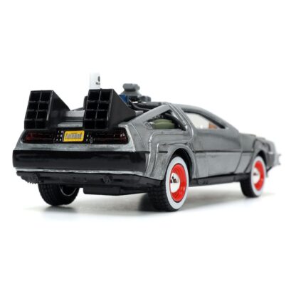 Zurück in die Zukunft III Hollywood Rides Diecast Modell 1/32 DeLorean Time Machine Free Rolling – Bild 6