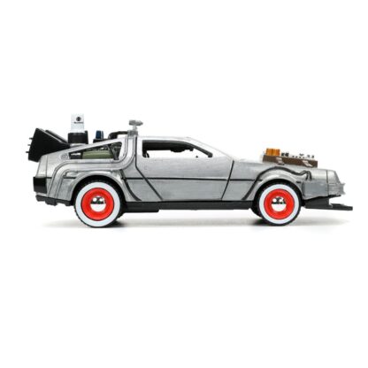 Zurück in die Zukunft III Hollywood Rides Diecast Modell 1/32 DeLorean Time Machine Free Rolling – Bild 7