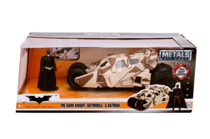 Batman The Dark Knight Diecast Modell 1/24 2008 Batmobile Camo mit Figur – Bild 2