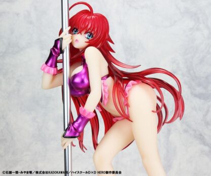 High School DxD Statue 1/7 Rias Gremory Pole Dance Ver. Purple Color 20 cm – Bild 8