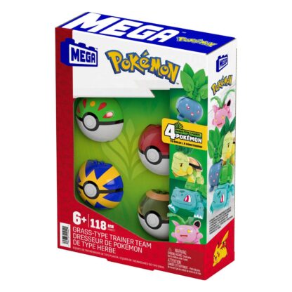 Pokémon MEGA Bauset 4 Pflanzen-Typ Pokémon Sets – Bild 2