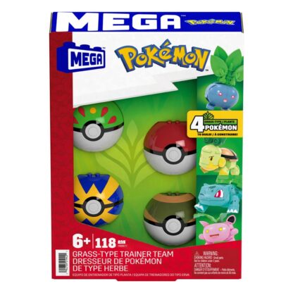 Pokémon MEGA Bauset 4 Pflanzen-Typ Pokémon Sets – Bild 4