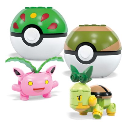 Pokémon MEGA Bauset 4 Pflanzen-Typ Pokémon Sets – Bild 6