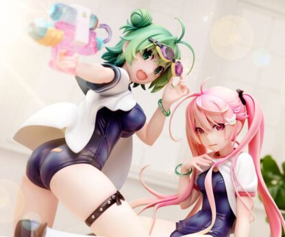 Poyoyon Rock Artwork Collection PVC Statue 1/5.5 Midori & Pink Sukumizu 28 cm – Bild 3