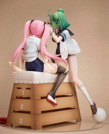 Poyoyon Rock Artwork Collection PVC Statue 1/5.5 Midori & Pink Sukumizu 28 cm – Bild 5