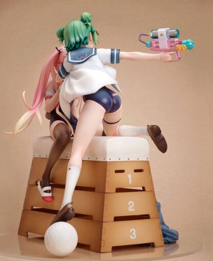 Poyoyon Rock Artwork Collection PVC Statue 1/5.5 Midori & Pink Sukumizu 28 cm – Bild 6