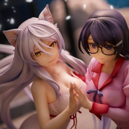 Nekomonogatari Monogatari Series PVC Statuen Tsubasa Hanekawa Set (re-run) 19 cm – Bild 5