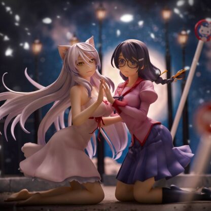 Nekomonogatari Monogatari Series PVC Statuen Tsubasa Hanekawa Set (re-run) 19 cm – Bild 7