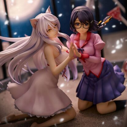 Nekomonogatari Monogatari Series PVC Statuen Tsubasa Hanekawa Set (re-run) 19 cm – Bild 8