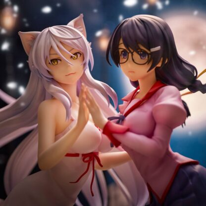 Nekomonogatari Monogatari Series PVC Statuen Tsubasa Hanekawa Set (re-run) 19 cm – Bild 9