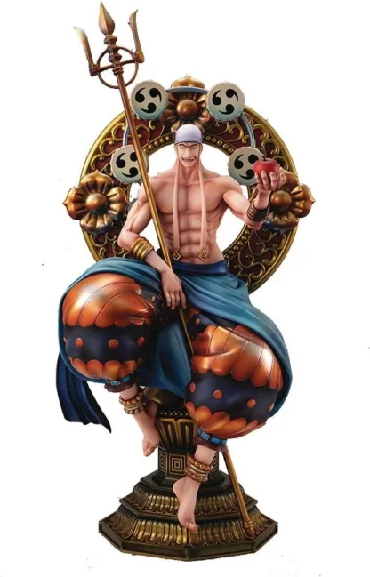 Megahouse One Piece P.O.P PVC Statue Neo Maximum Der einzige Gott von Skypiea Enel 34cm