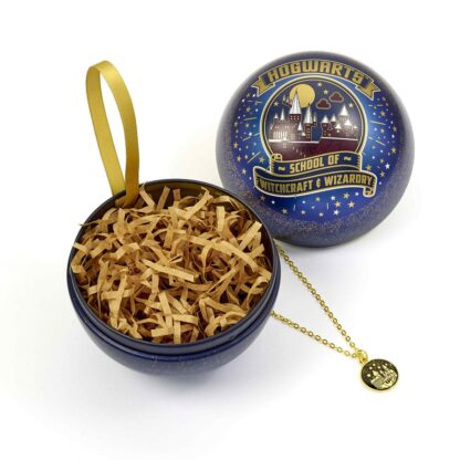 Harry Potter Christbaumschmuck mit Halskette Hogwarts School of Witchcraft and Wizardry