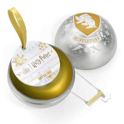 Harry Potter Christbaumschmuck mit Halskette Hufflepuff – Bild 3