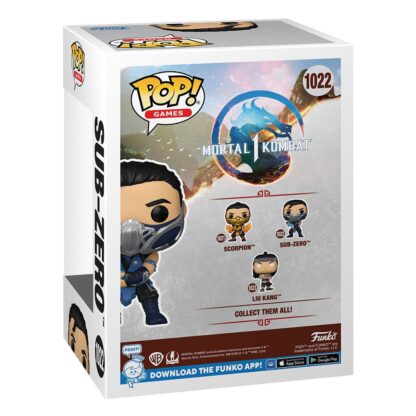 Mortal Kombat POP! Games Vinyl Figur Sub Zero 9 cm – Bild 3