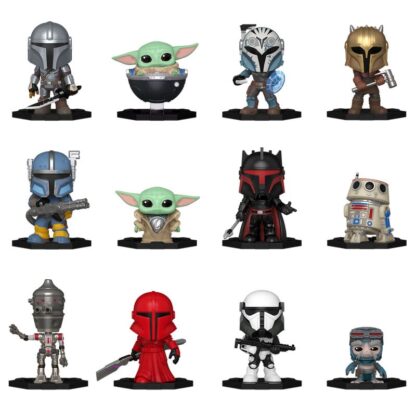 Star Wars Mystery Minis Minifiguren 5 cm The Mandalorian Display (12) – Bild 2