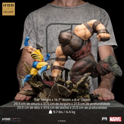 Marvel BDS Art Scale Statue 1/10 Wolverine vs Juggernaut heo EU Exclusive 30 cm – Bild 9