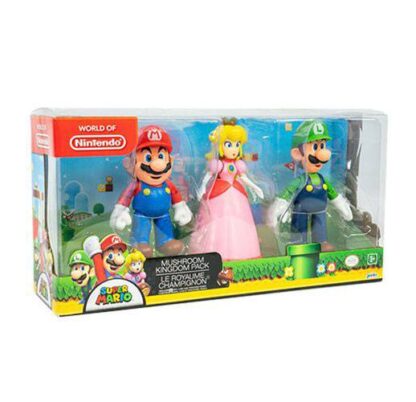 World of Nintendo Actionfiguren 3er-Pack Pilzkönigreich 10 cm – Bild 2