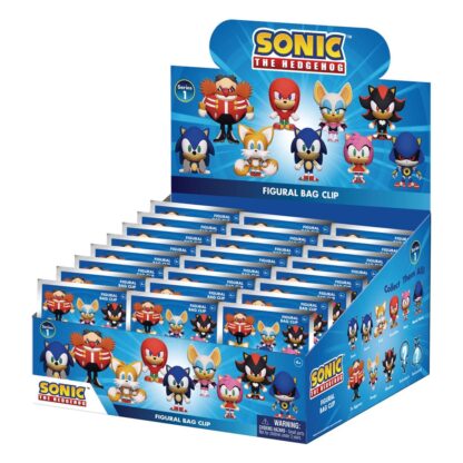 Sonic - The Hedgehog 3D PVC-Taschenanhänger Series 1 Display (24) – Bild 2