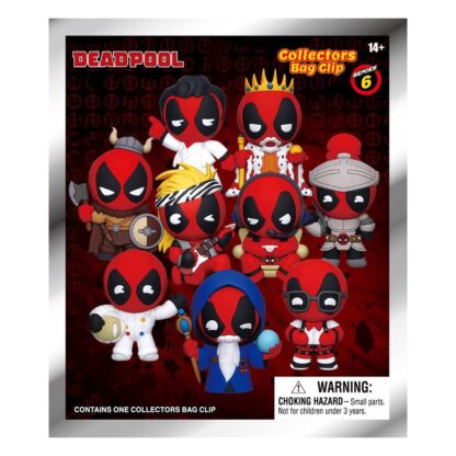 Marvel 3D PVC-Taschenanhänger Deadpool Series 6 Display (24) – Bild 2