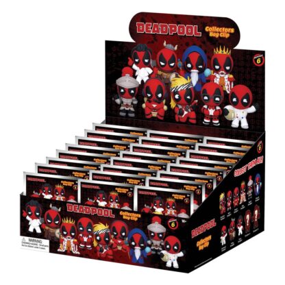 Marvel 3D PVC-Taschenanhänger Deadpool Series 6 Display (24) – Bild 3