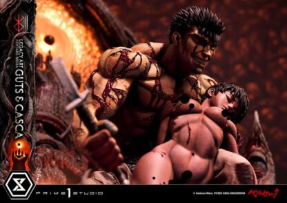 Berserk Ultimate Legacy Art Kentaro Miura Statue 1/4 Guts & Casca Bonus Version 72 cm – Bild 8