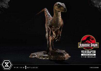 Jurassic Park Prime Collectibles Statue 1/10 Velociraptor Closed Mouth 19 cm – Bild 15