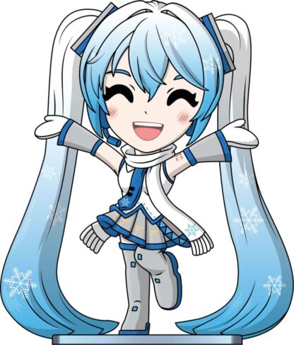 Hatsune Miku Vinyl Figur Snow Miku 11 cm – Bild 3