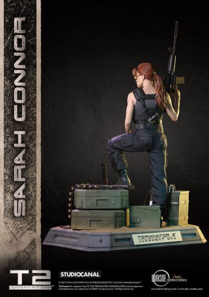 Terminator 2 Judgement Day Premium Statue 1/3 Sarah Connor T2 30th Anniversary Edition 71 cm - Beschädigte Verpackung – Bild 14