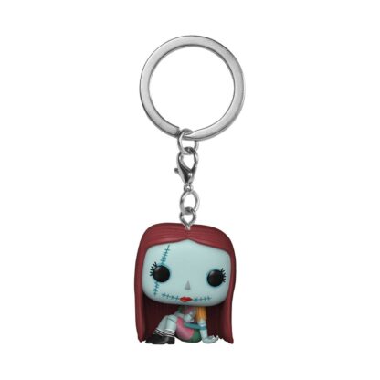 Nightmare Before Christmas Pocket POP! Vinyl Schlüsselanhänger 4 cm Sally Sewing Display (12)