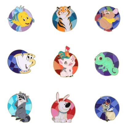 Disney by Loungefly Ansteck-Pins Blind Box Princess Animal Stain Glass Display (18) – Bild 2