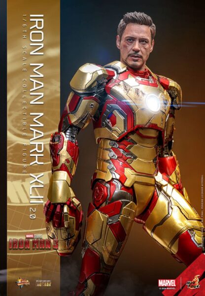 Iron Man 3 Movie Masterpiece Diecast Actionfigur 1/6 Iron Man Mark XLII (2.0) 32 cm – Bild 2