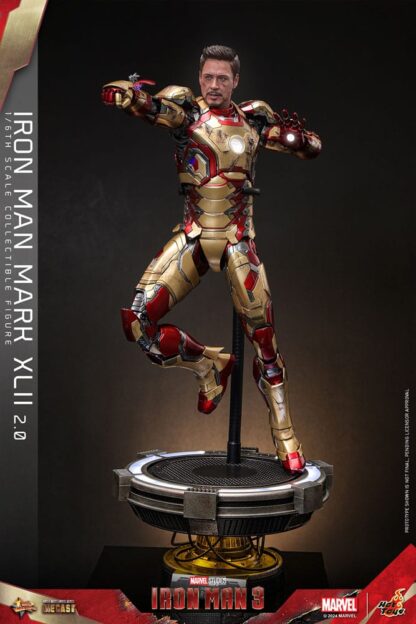 Iron Man 3 Movie Masterpiece Diecast Actionfigur 1/6 Iron Man Mark XLII (2.0) 32 cm – Bild 6