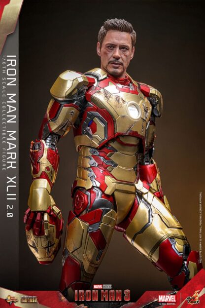 Iron Man 3 Movie Masterpiece Diecast Actionfigur 1/6 Iron Man Mark XLII (2.0) 32 cm – Bild 8