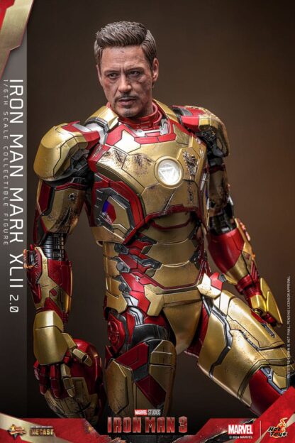 Iron Man 3 Movie Masterpiece Diecast Actionfigur 1/6 Iron Man Mark XLII (2.0) 32 cm – Bild 9