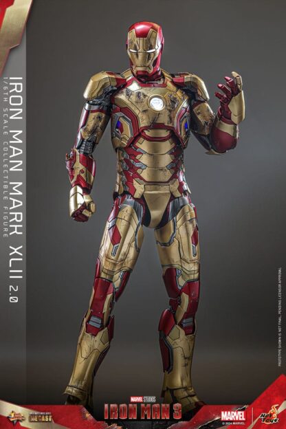 Iron Man 3 Movie Masterpiece Diecast Actionfigur 1/6 Iron Man Mark XLII (2.0) 32 cm – Bild 11