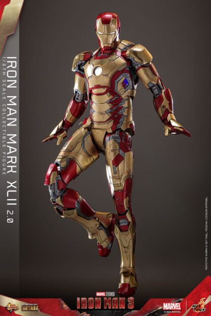 Iron Man 3 Movie Masterpiece Diecast Actionfigur 1/6 Iron Man Mark XLII (2.0) 32 cm – Bild 13