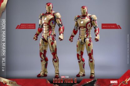 Iron Man 3 Movie Masterpiece Diecast Actionfigur 1/6 Iron Man Mark XLII (2.0) 32 cm – Bild 20