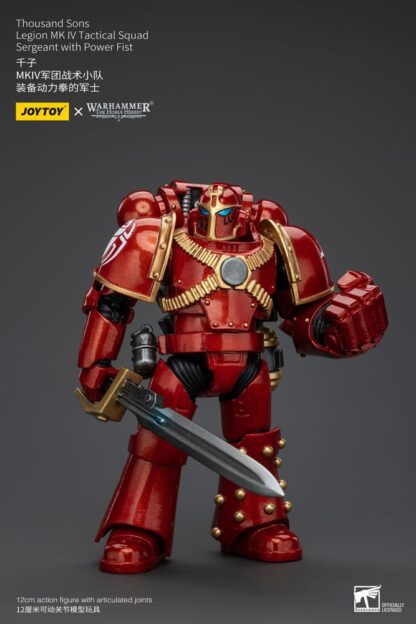 Warhammer The Horus Heresy Actionfigur 1/18 Thousand Sons Legion MK IV Tactical Squad Sergeant with Power Fist 12 cm – Bild 2