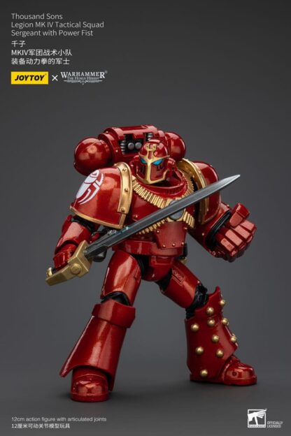 Warhammer The Horus Heresy Actionfigur 1/18 Thousand Sons Legion MK IV Tactical Squad Sergeant with Power Fist 12 cm – Bild 4