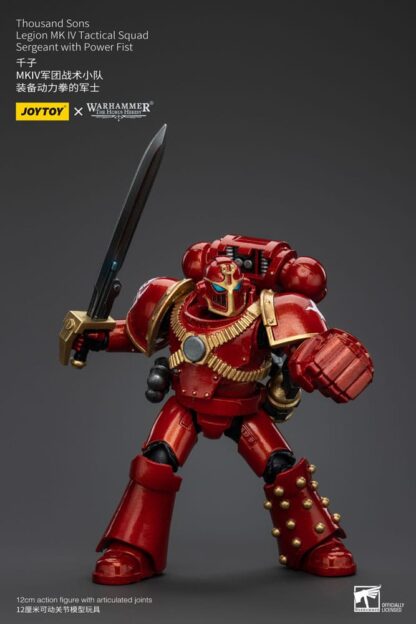 Warhammer The Horus Heresy Actionfigur 1/18 Thousand Sons Legion MK IV Tactical Squad Sergeant with Power Fist 12 cm – Bild 6