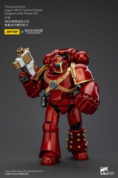 Warhammer The Horus Heresy Actionfigur 1/18 Thousand Sons Legion MK IV Tactical Squad Sergeant with Power Fist 12 cm – Bild 7