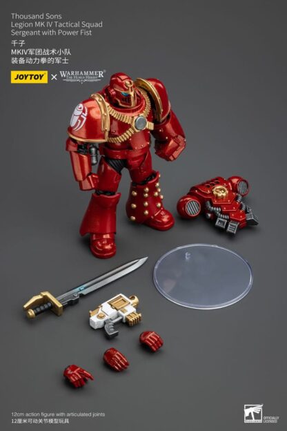 Warhammer The Horus Heresy Actionfigur 1/18 Thousand Sons Legion MK IV Tactical Squad Sergeant with Power Fist 12 cm – Bild 8