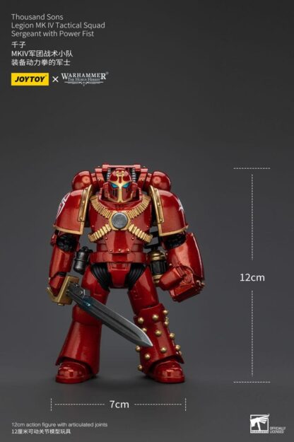 Warhammer The Horus Heresy Actionfigur 1/18 Thousand Sons Legion MK IV Tactical Squad Sergeant with Power Fist 12 cm – Bild 9