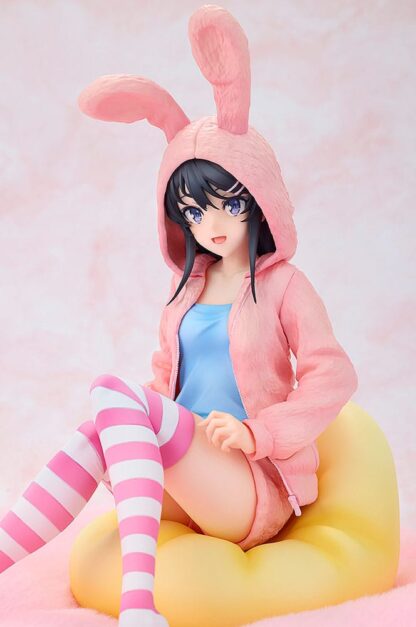 Rascal Does Not Dream of a Knapsack Kid PVC Statue 1/7 Mai Sakurajima Hoodie Look Rabbit Ears Ver. 18 cm – Bild 6