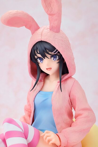 Rascal Does Not Dream of a Knapsack Kid PVC Statue 1/7 Mai Sakurajima Hoodie Look Rabbit Ears Ver. 18 cm – Bild 7