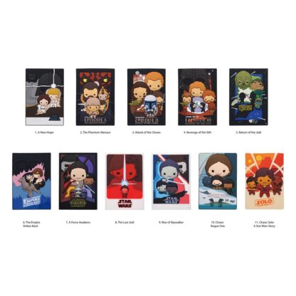 Star Wars 3D PVC-Taschenanhänger Posters Series 7 Display (24)